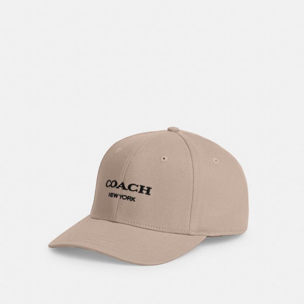 Coach Embroidered Baseball Hat Grey Birch
