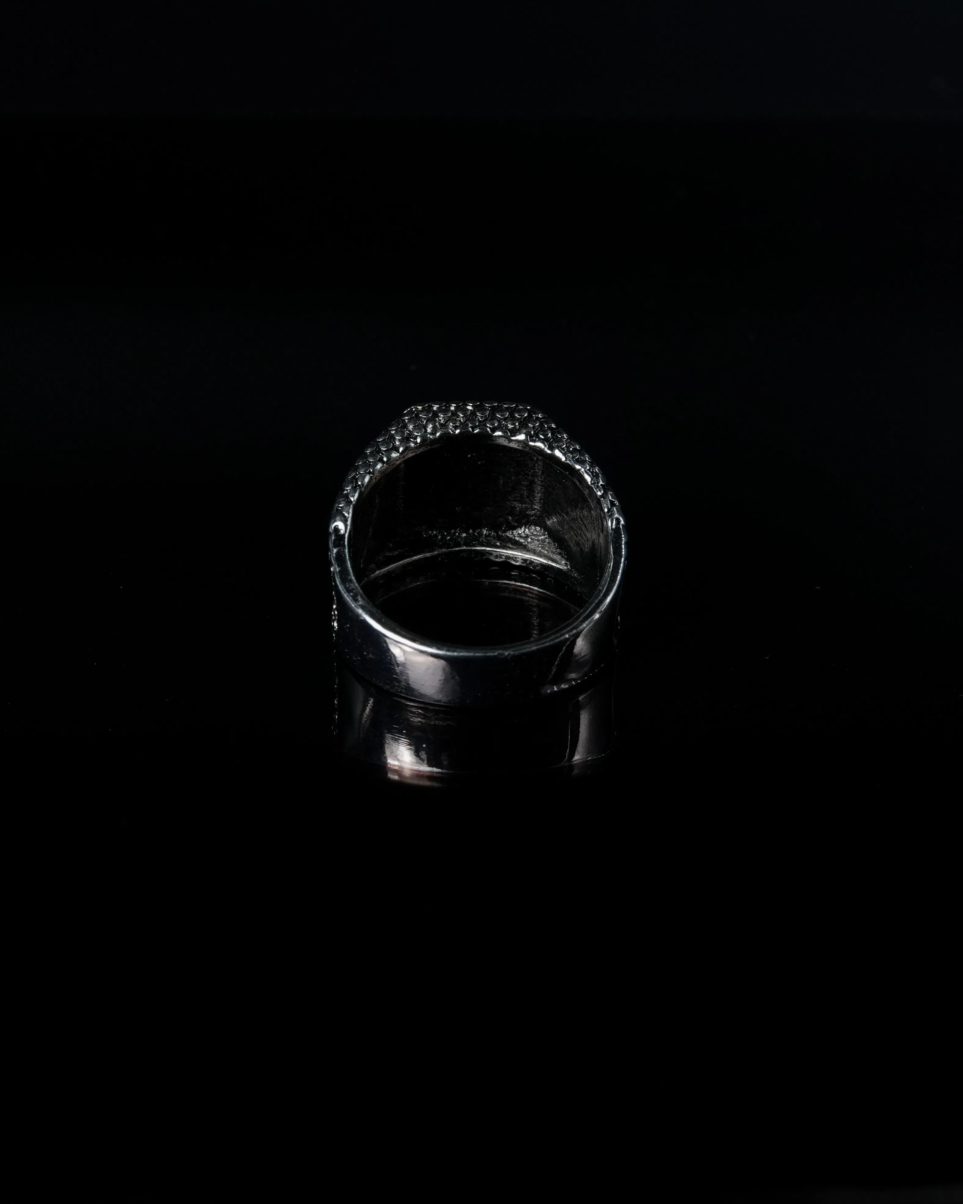 Manaca Obsidian Matrix Ring