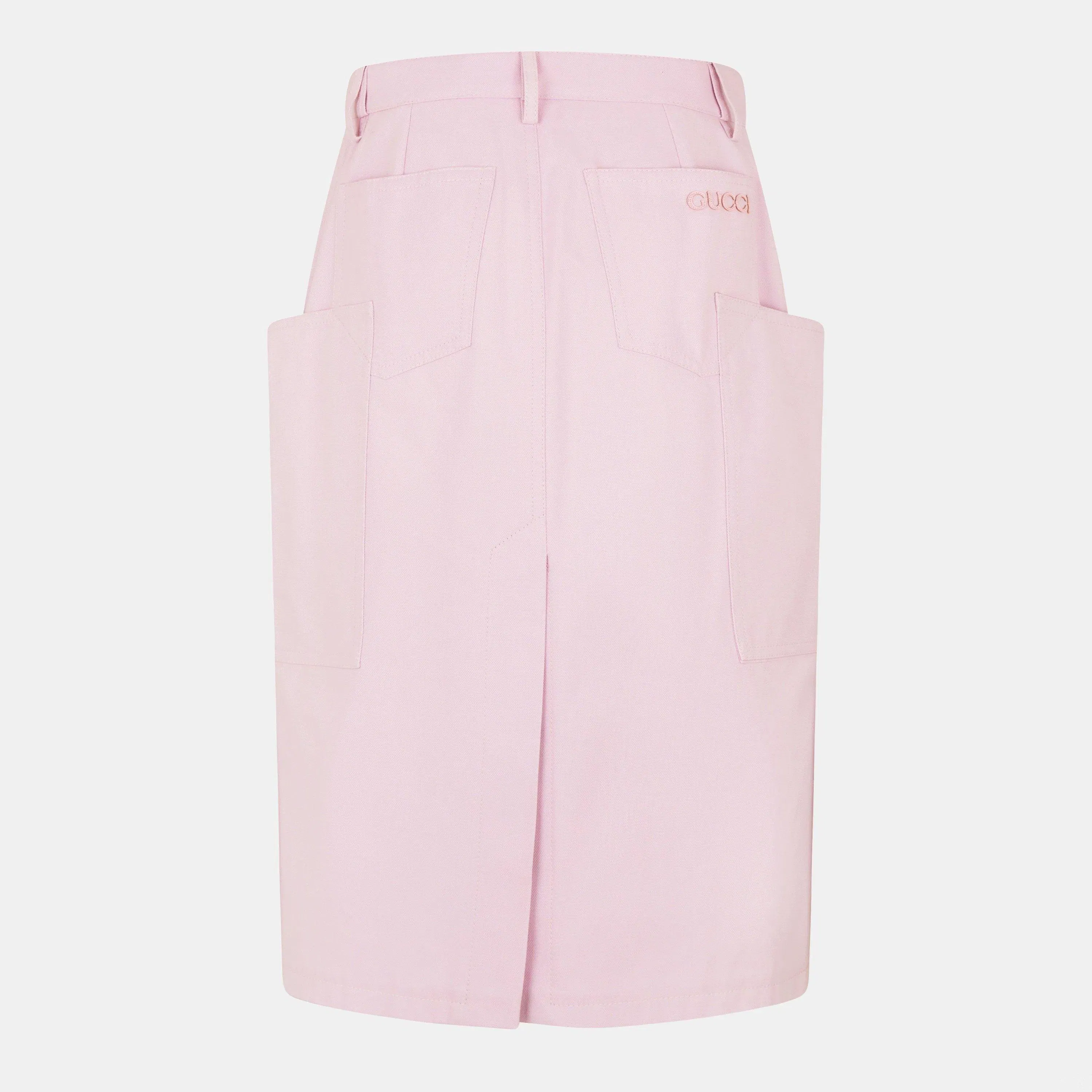 Canvas Midi Skirt