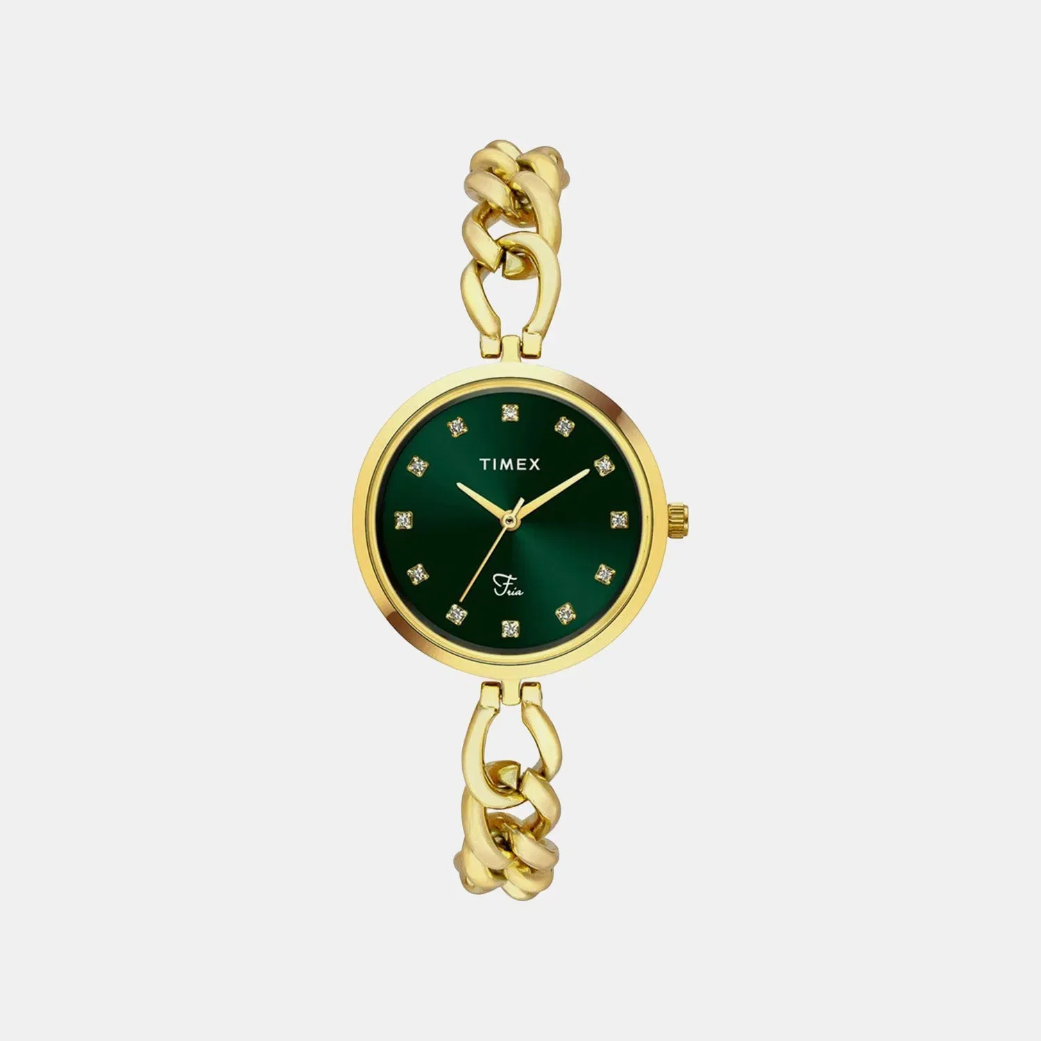 Timex Fria Women Quartz Dial Analog Brass Watch Twel23801