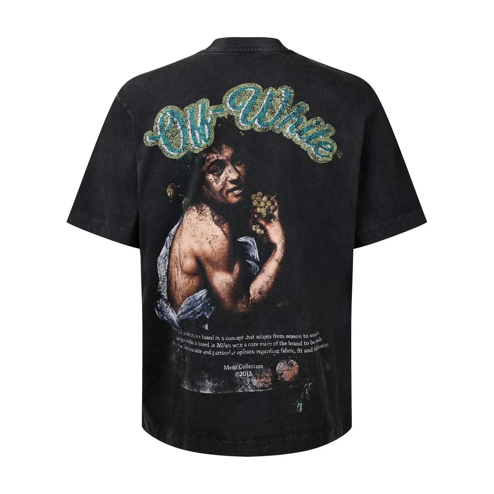 Bacchus Skate Prefaded Distressed T-Shirt