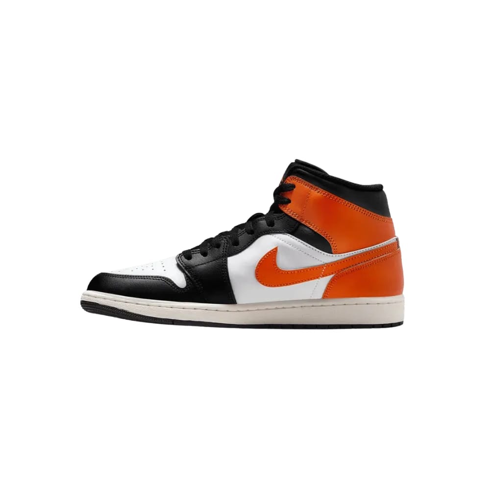Nike Air Jordan 1 Mid Black Toe Starfish
