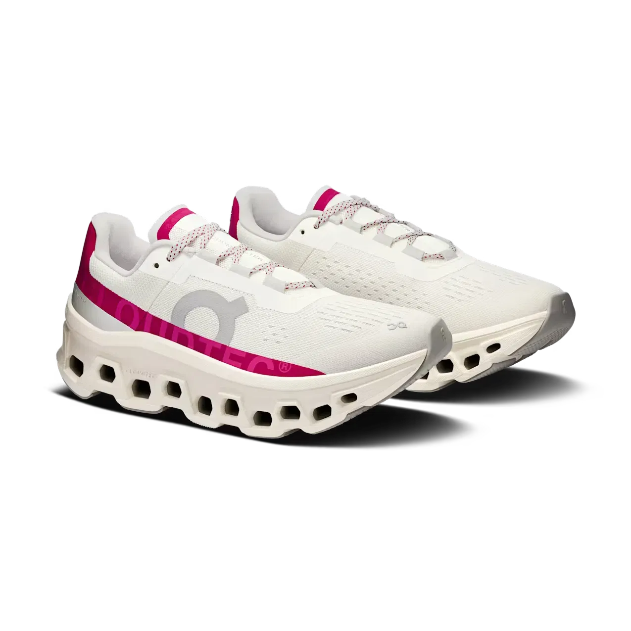 ON Running Cloudmonster Ivory Grenadine WMNS