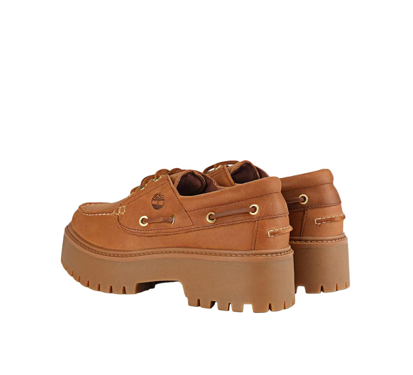 Timberland Stone Street Platform Boat Rust Nubuck