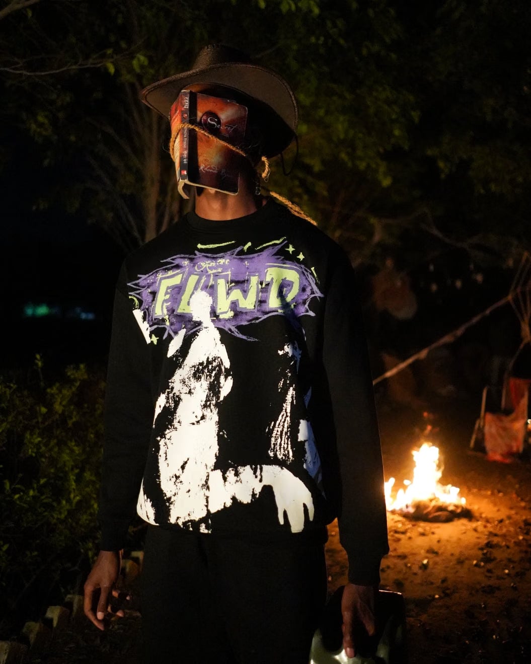 Spirits - Black Oversized Sweatshirt