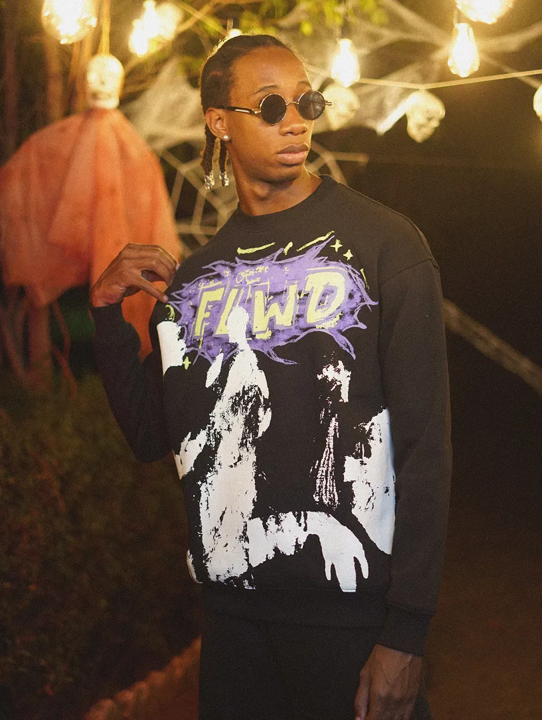Spirits - Black Oversized Sweatshirt