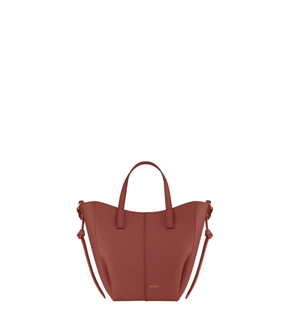 Polene Cyme Tote Nano Textured Terracotta