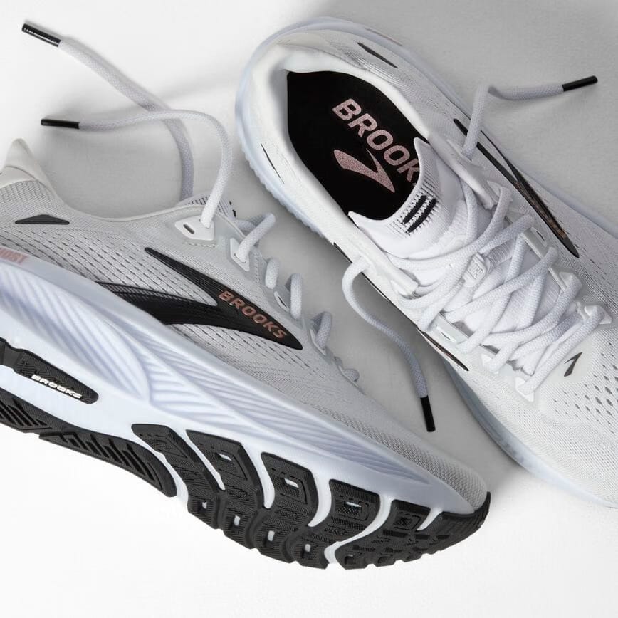 Brooks Ghost 18 White/Black/Rose Gold (Women's)