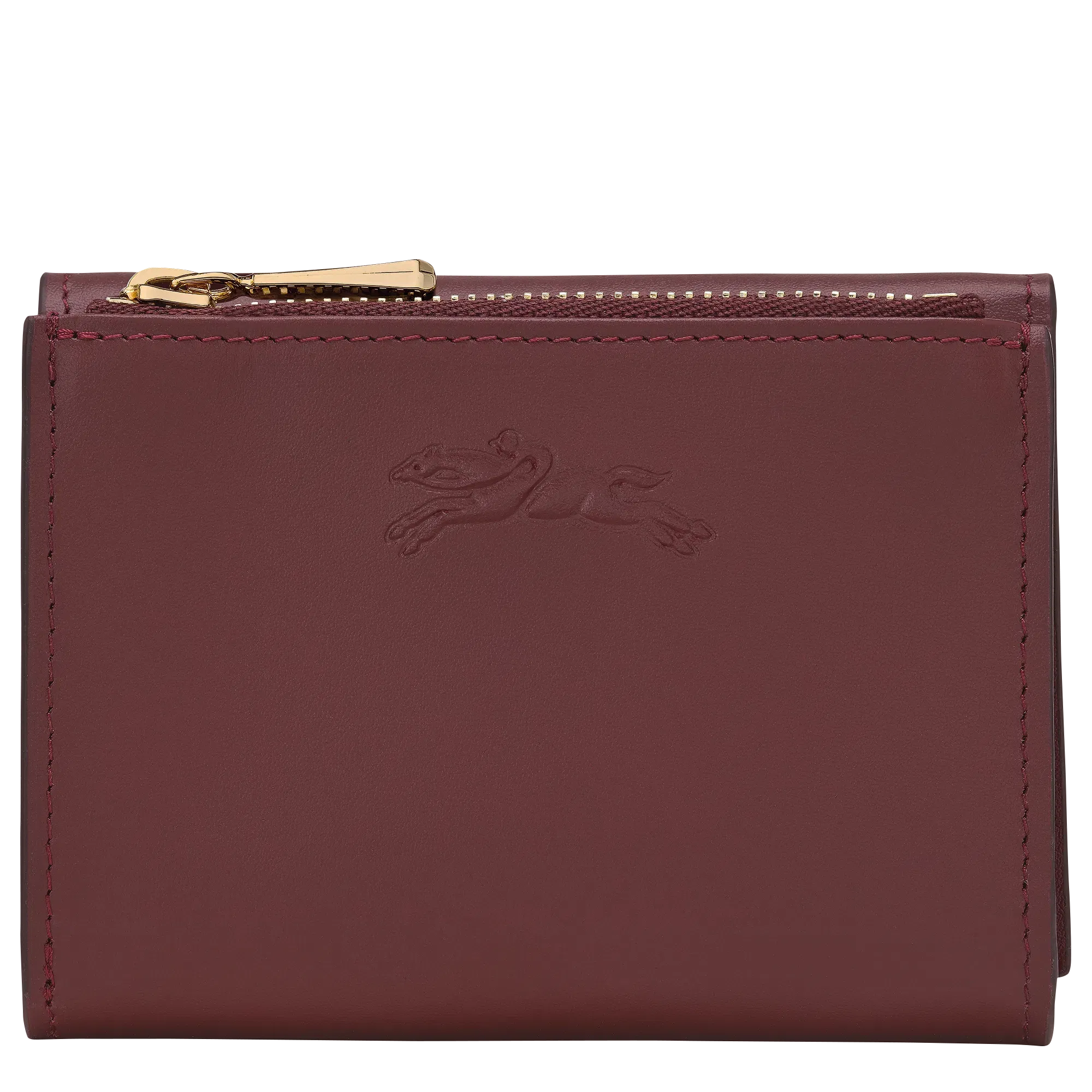 Longchamp Épure Compact wallet Burgundy