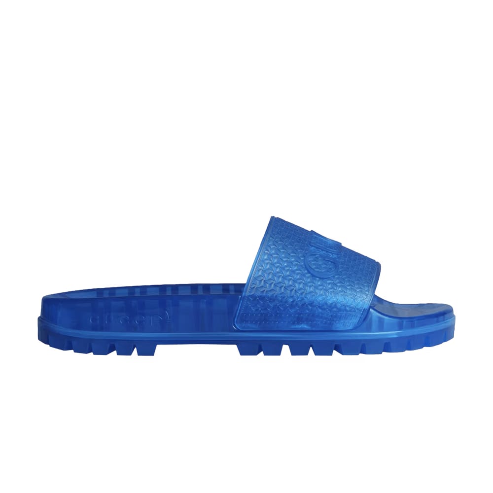 Gucci x Adilette Slide Sandal Transparent Blue