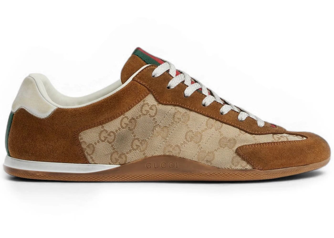 Gucci Shift Sneaker Beige Brown Gg Canvas