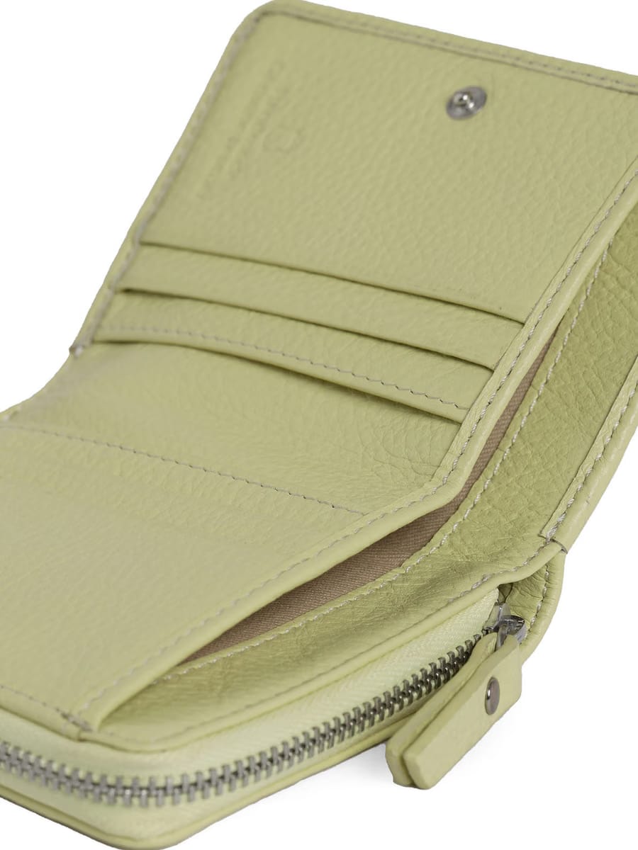Aero Bi-Fold Wallet, Leather With RFID Blocking | Lemongrass