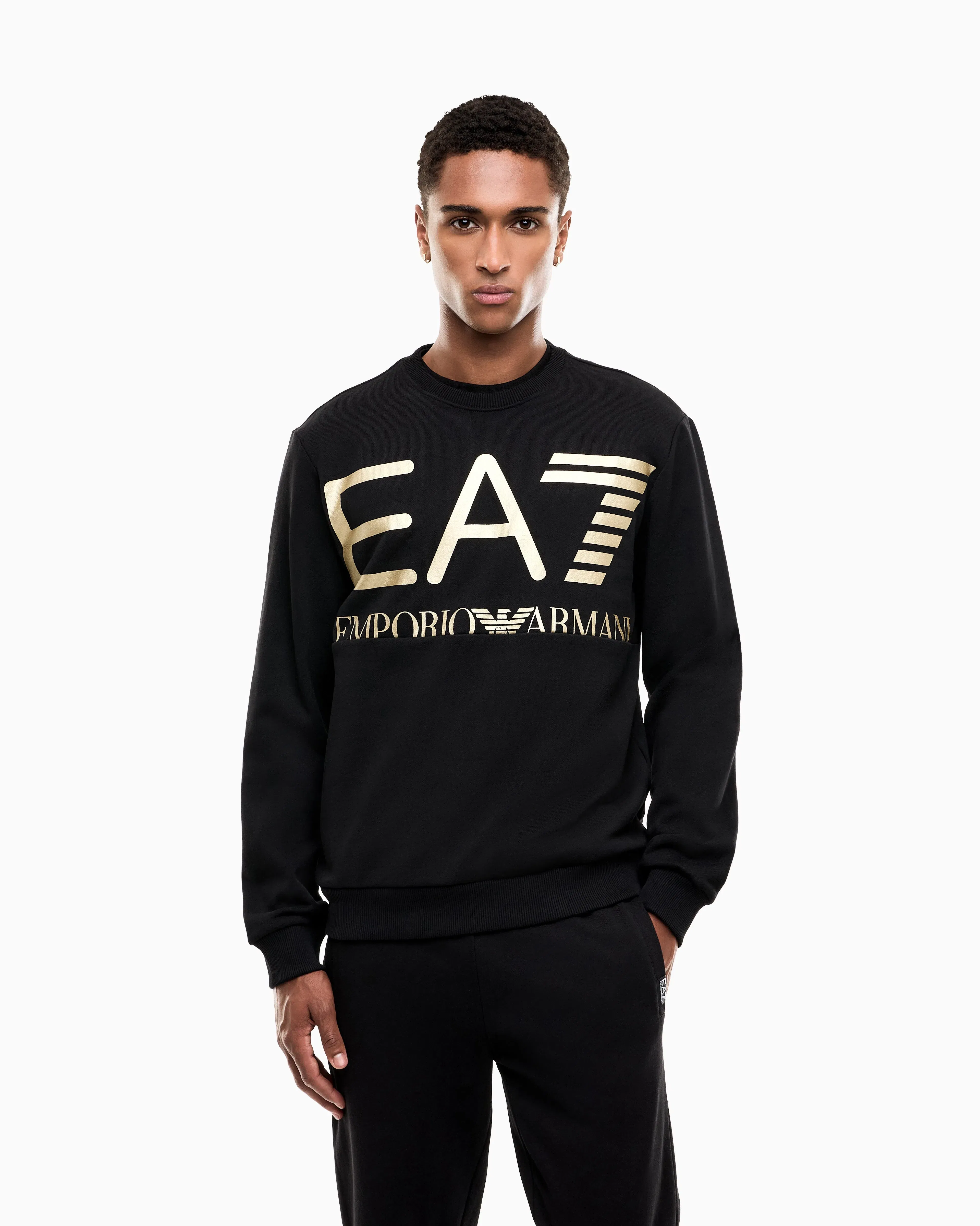 EA7 Sweatshirt Logo Series regular fit cotton jersey