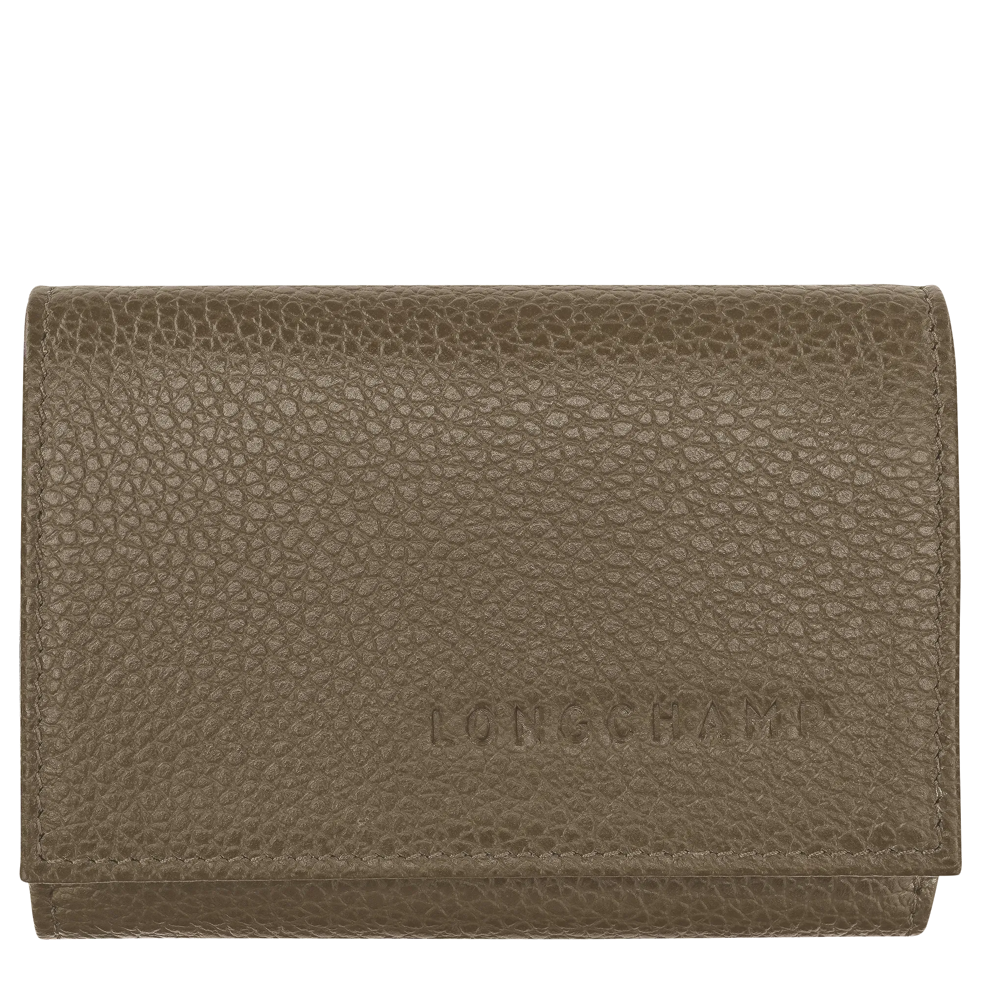 Longchamp Le Foulonné Compact wallet Caper