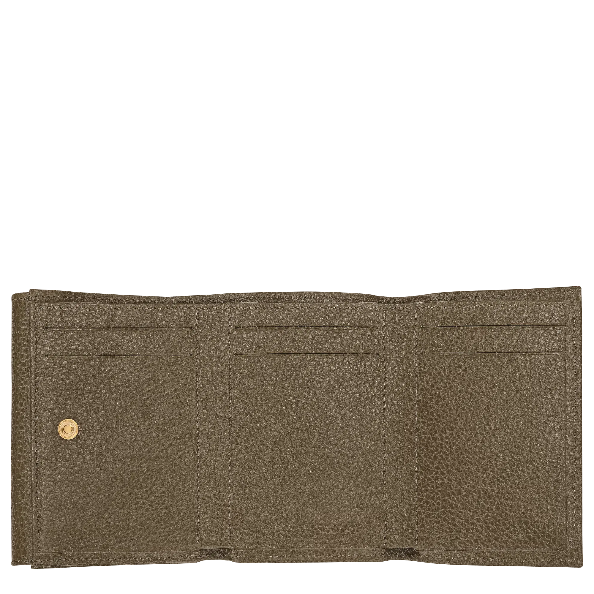 Longchamp Le Foulonné Compact wallet Caper