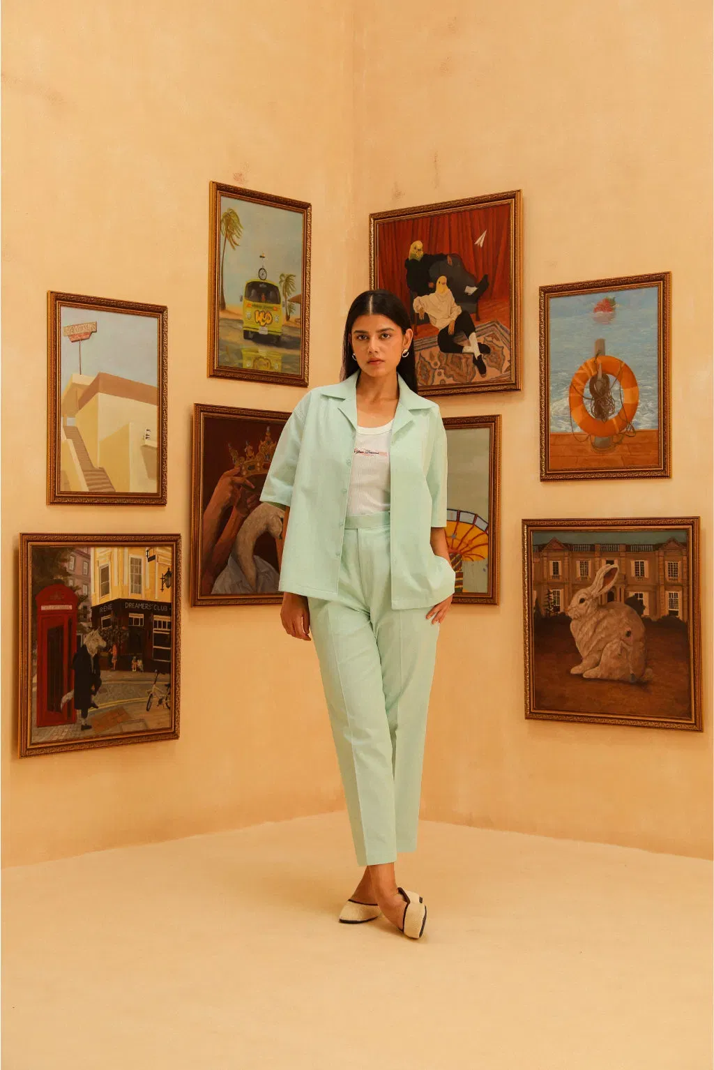 Double Pleated Trousers