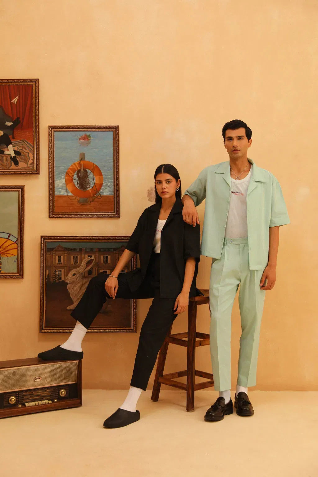 Double Pleated Trousers