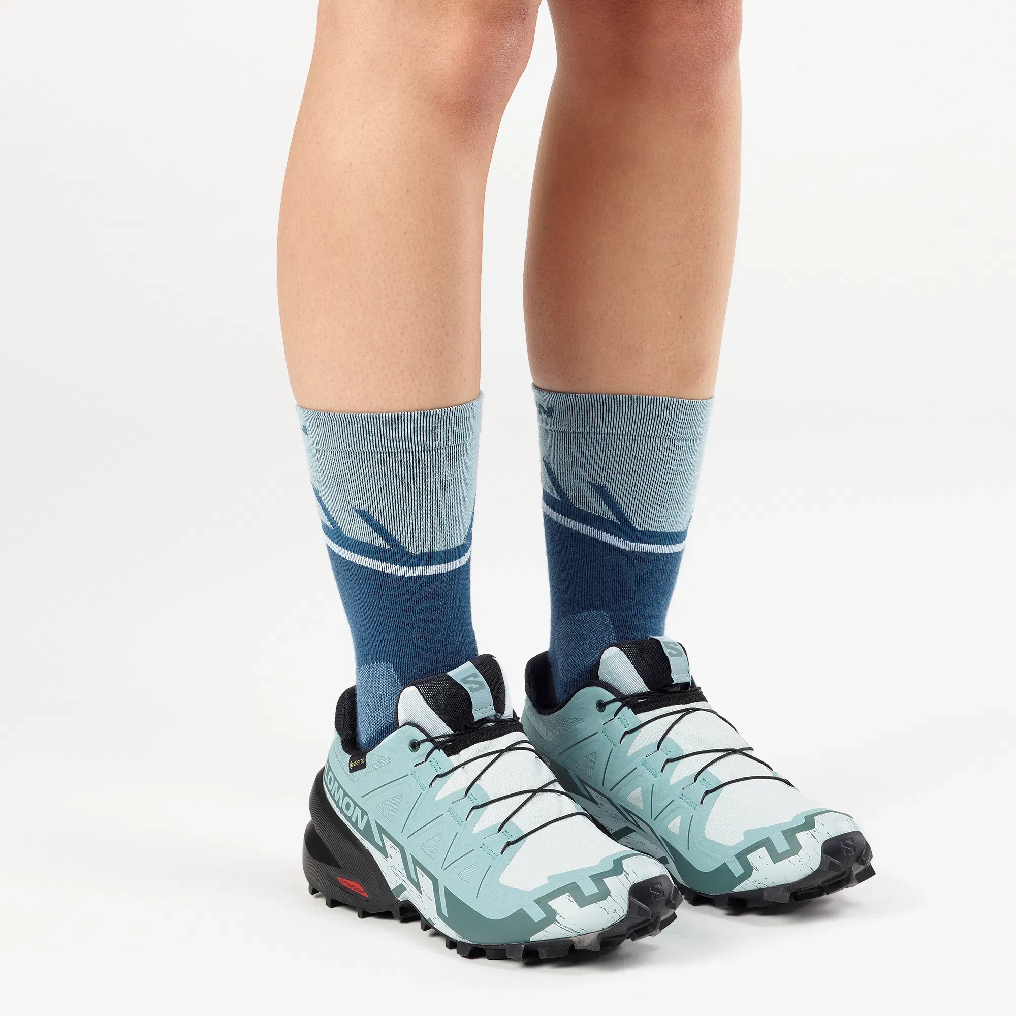 Salomon Speedcross 6 Gore-Tex Trail Running Shoes Womens Ballad Blue