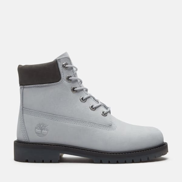 Junior Timberland Alpine Glacier 6-Inch Waterproof Boot Glacier Grey Nubuck