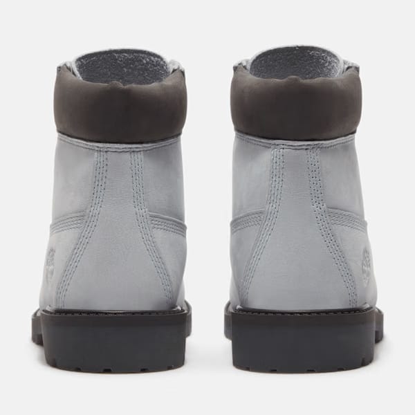 Junior Timberland Alpine Glacier 6-Inch Waterproof Boot Glacier Grey Nubuck