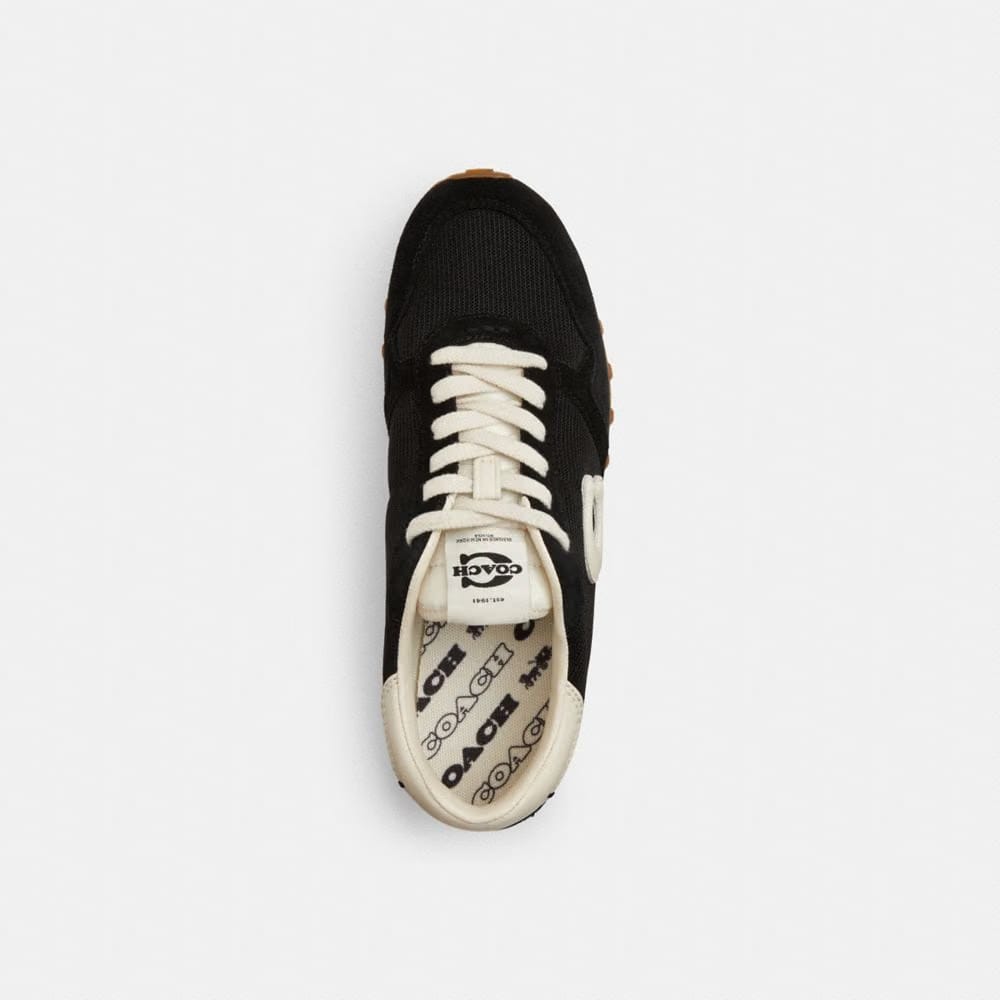 Women's Coach Retro Runner Black Chalk