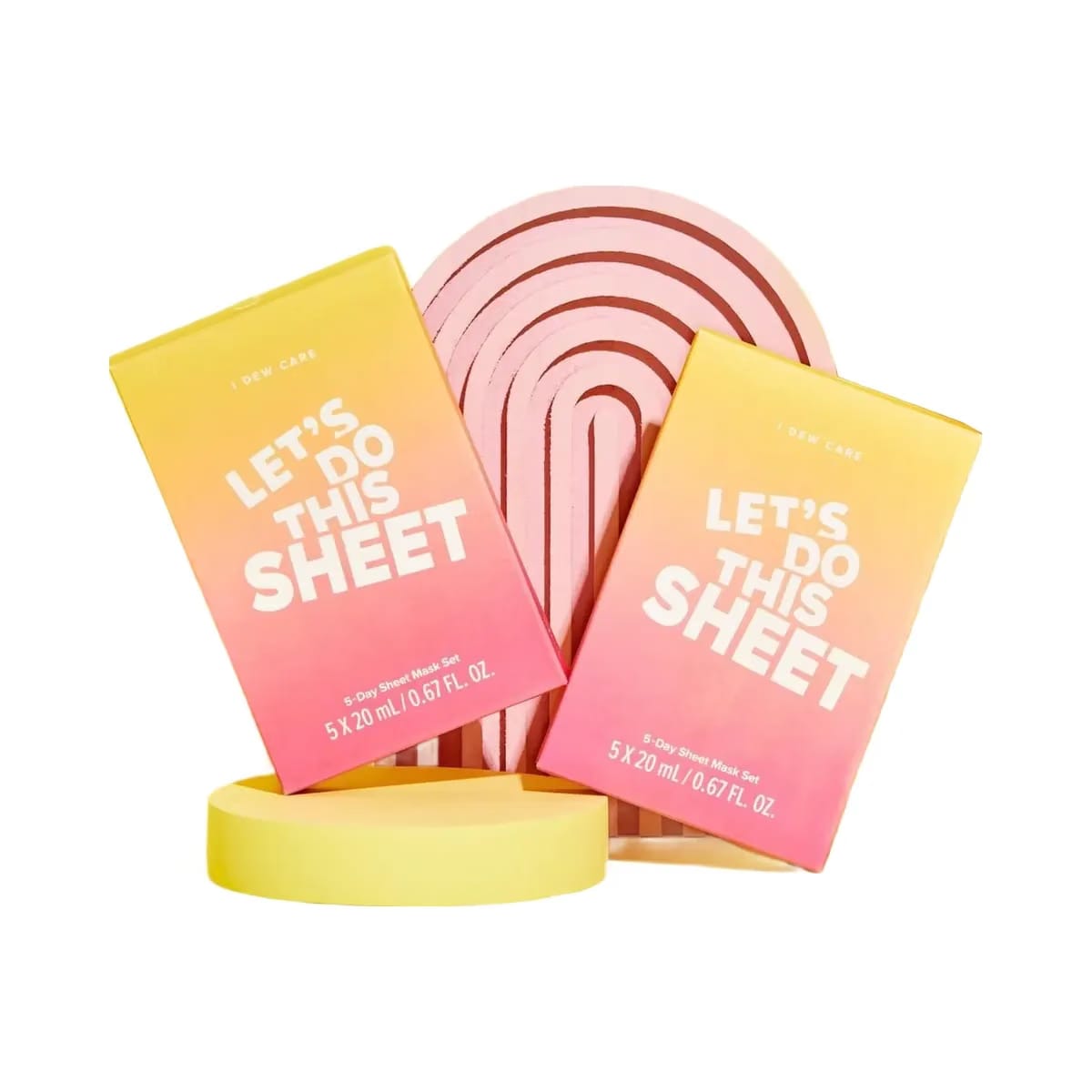 I Dew Care Let's Do This Sheet 5-Day Sheet Mask Set