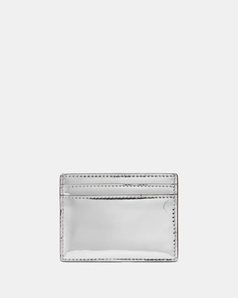 Bridget Mirror Metallic Small Slim Card Holder