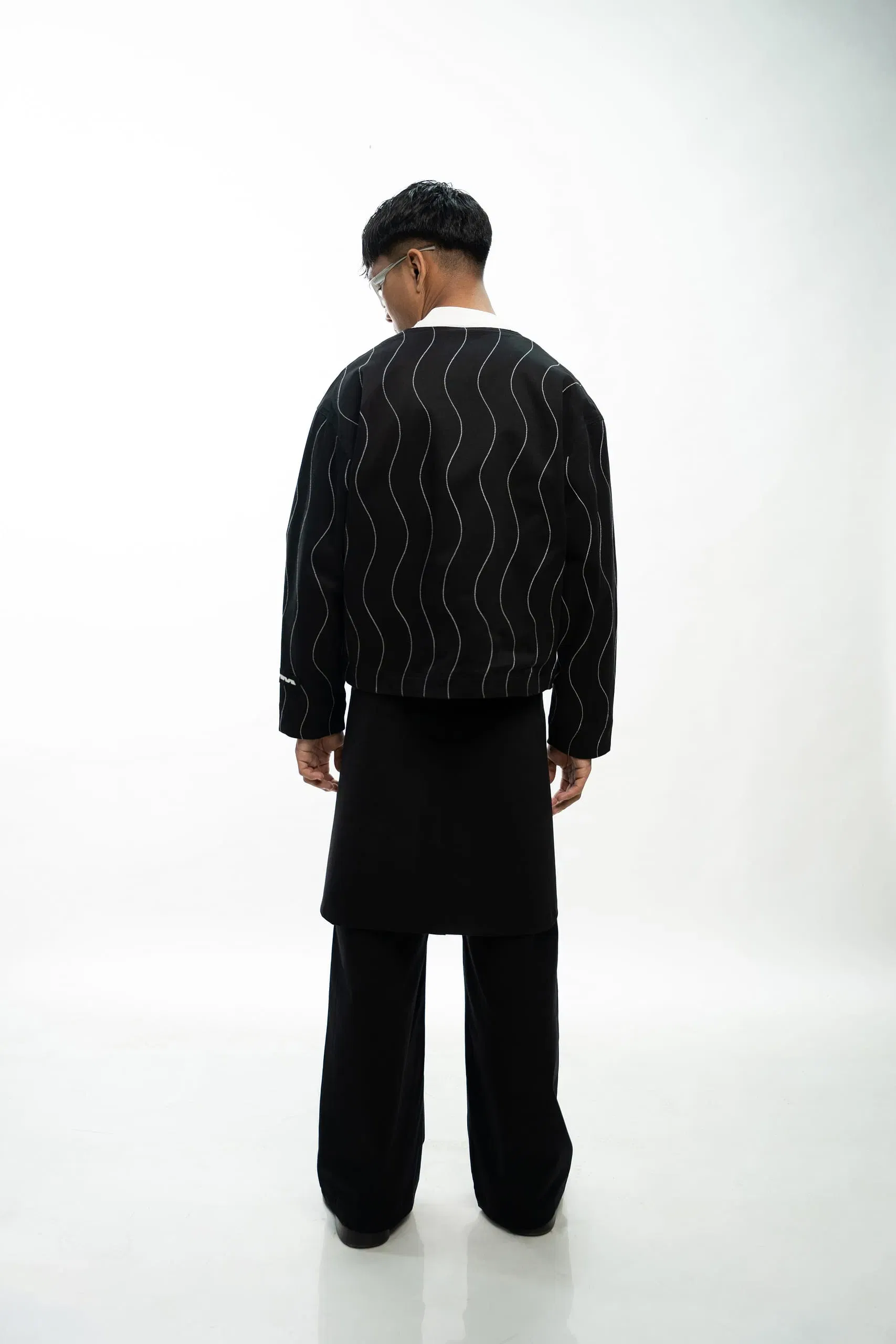 WAVE STRIPED JACKET