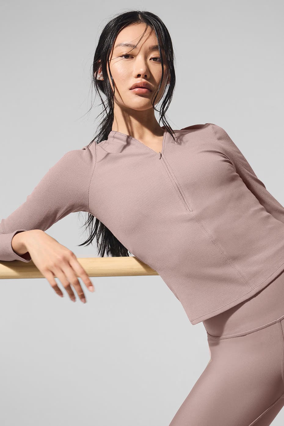 Ribbed Mesmerize Long Sleeve