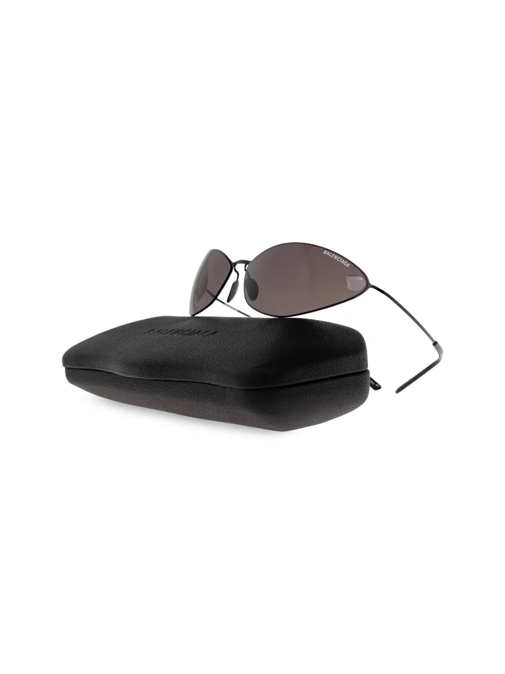 logo-decal cat-eye sunglasses