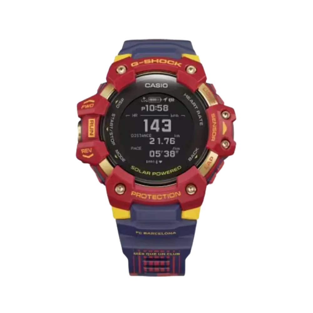 G-Shock Uni GBD100BAR-4 Barcelona Matchday Watch 'Red'