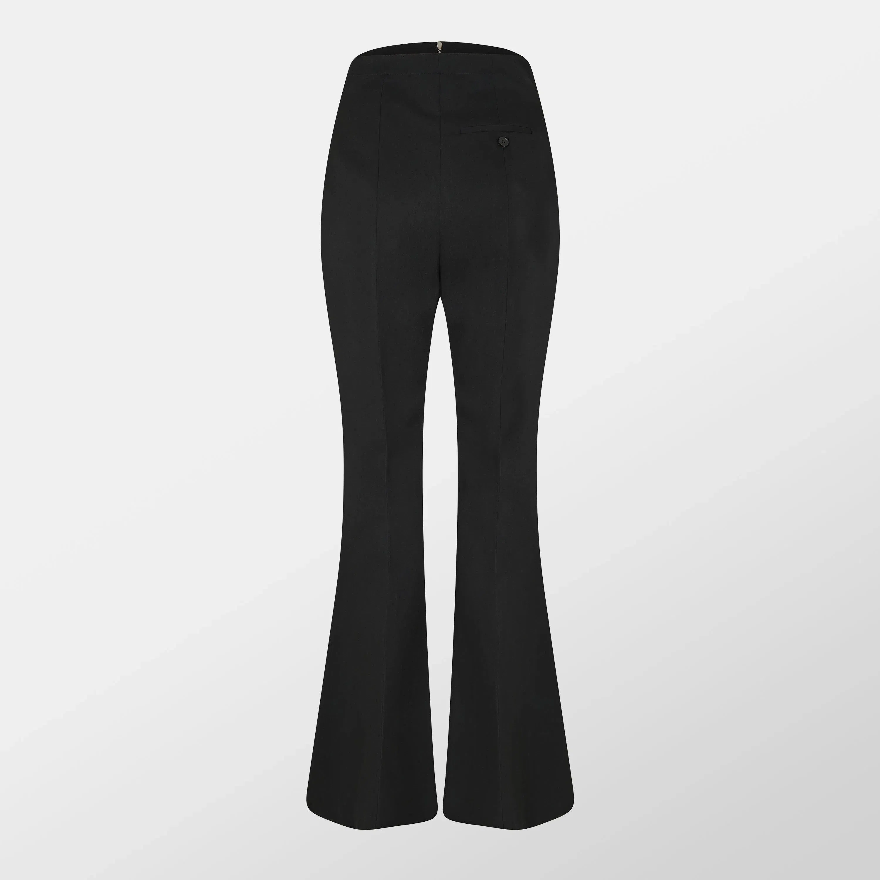 Fold Over Waist Tailored Trousers