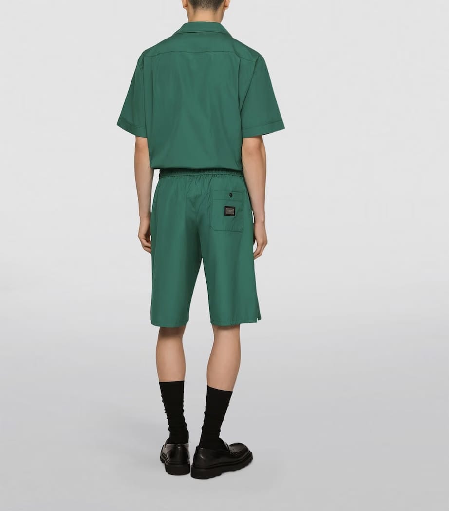 Dolce&Gabbana Logo Plaque Short-Sleeve Shirt