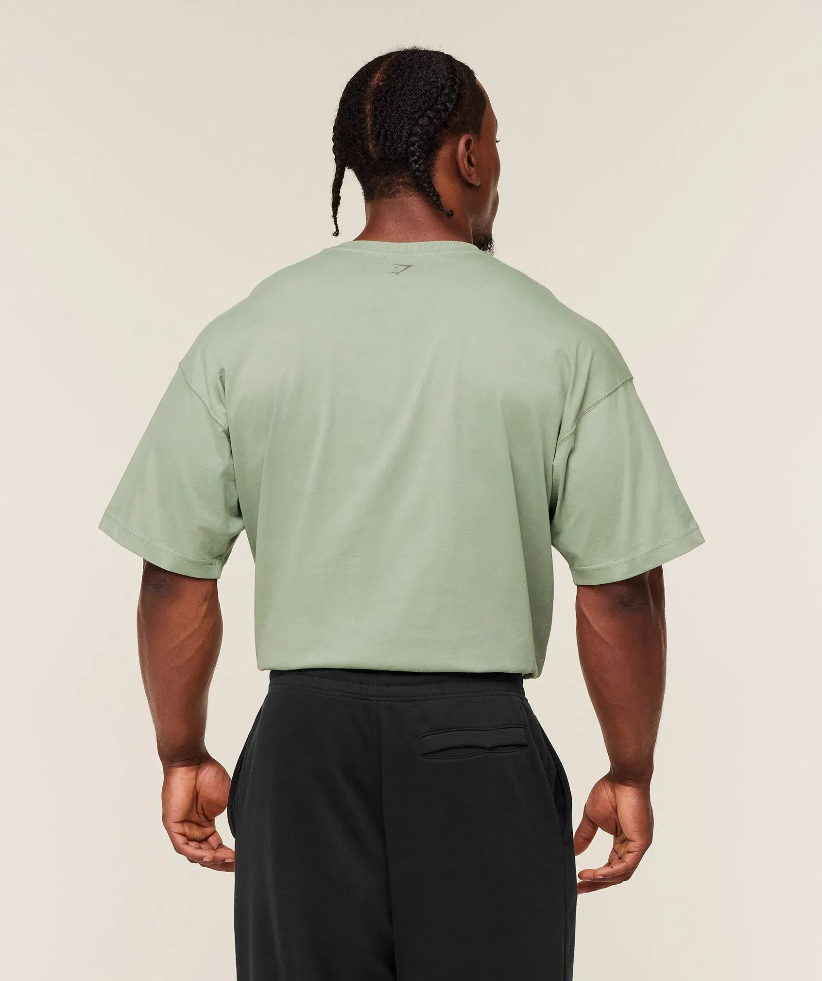 Gymshark Olde English T-Shirt - GS Haze Green