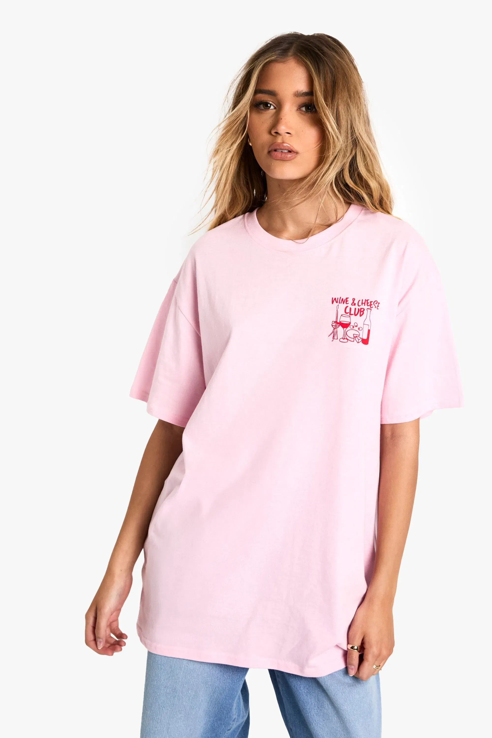 Wine Club Oversized T-shirt