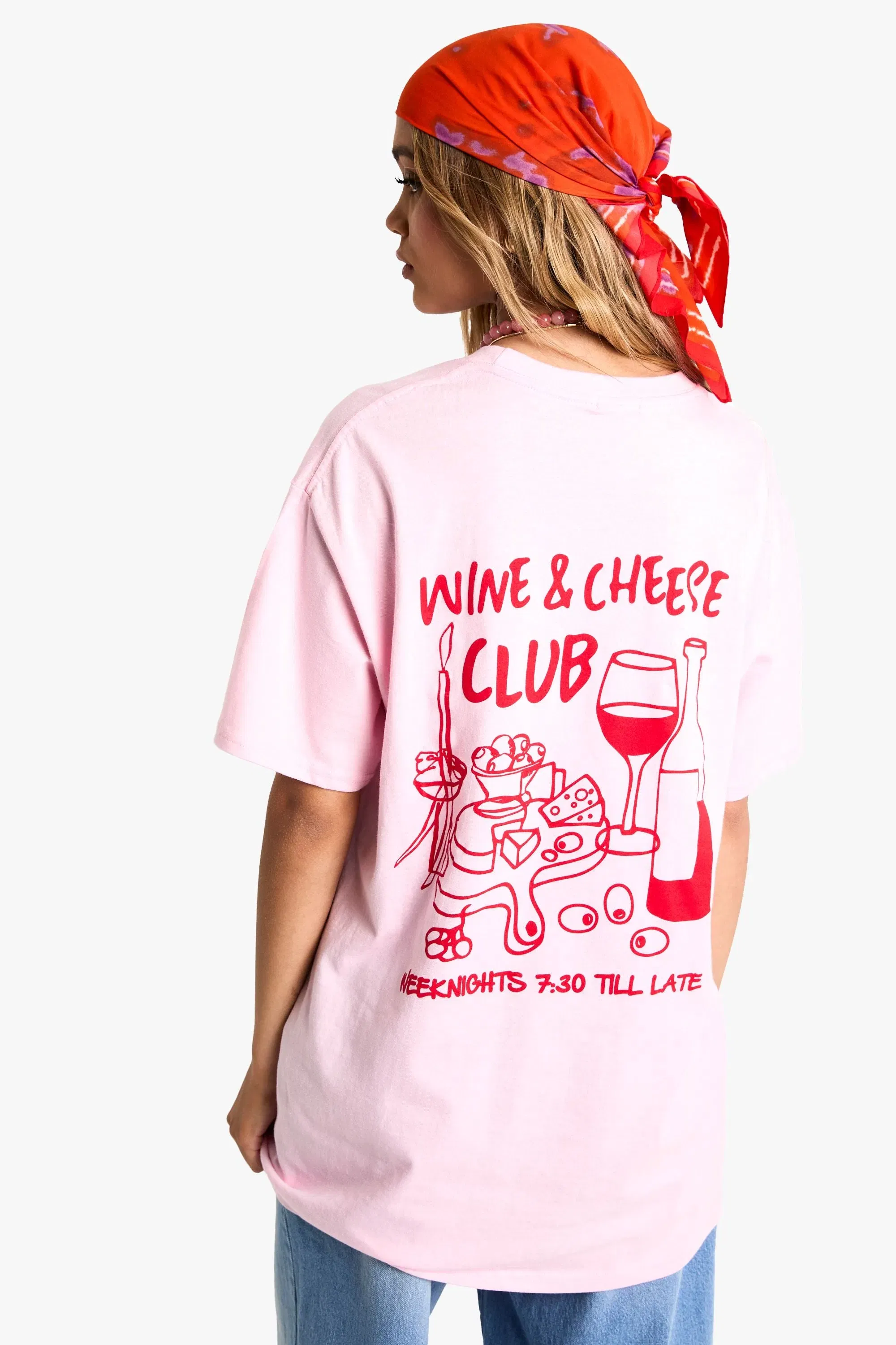 Wine Club Oversized T-shirt