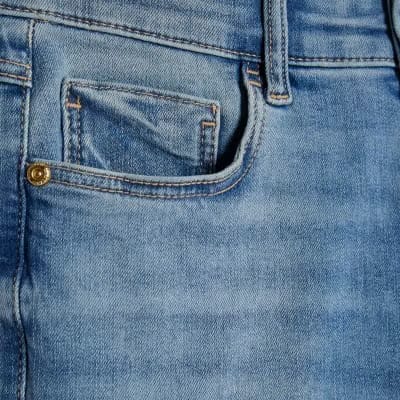 Blue High Waisted Sculpt Flared Jeans