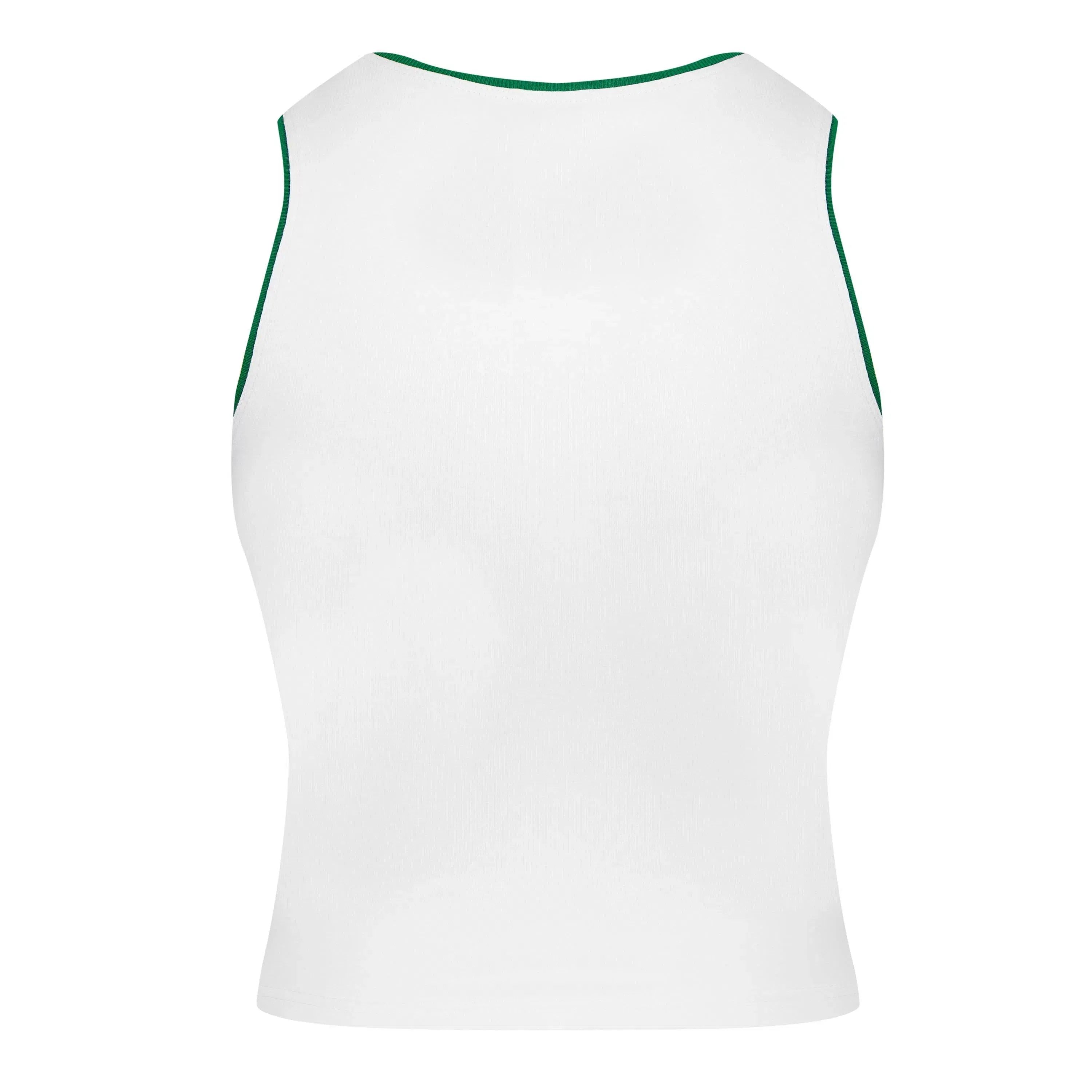 Plain Cotton Logo Baby Vest