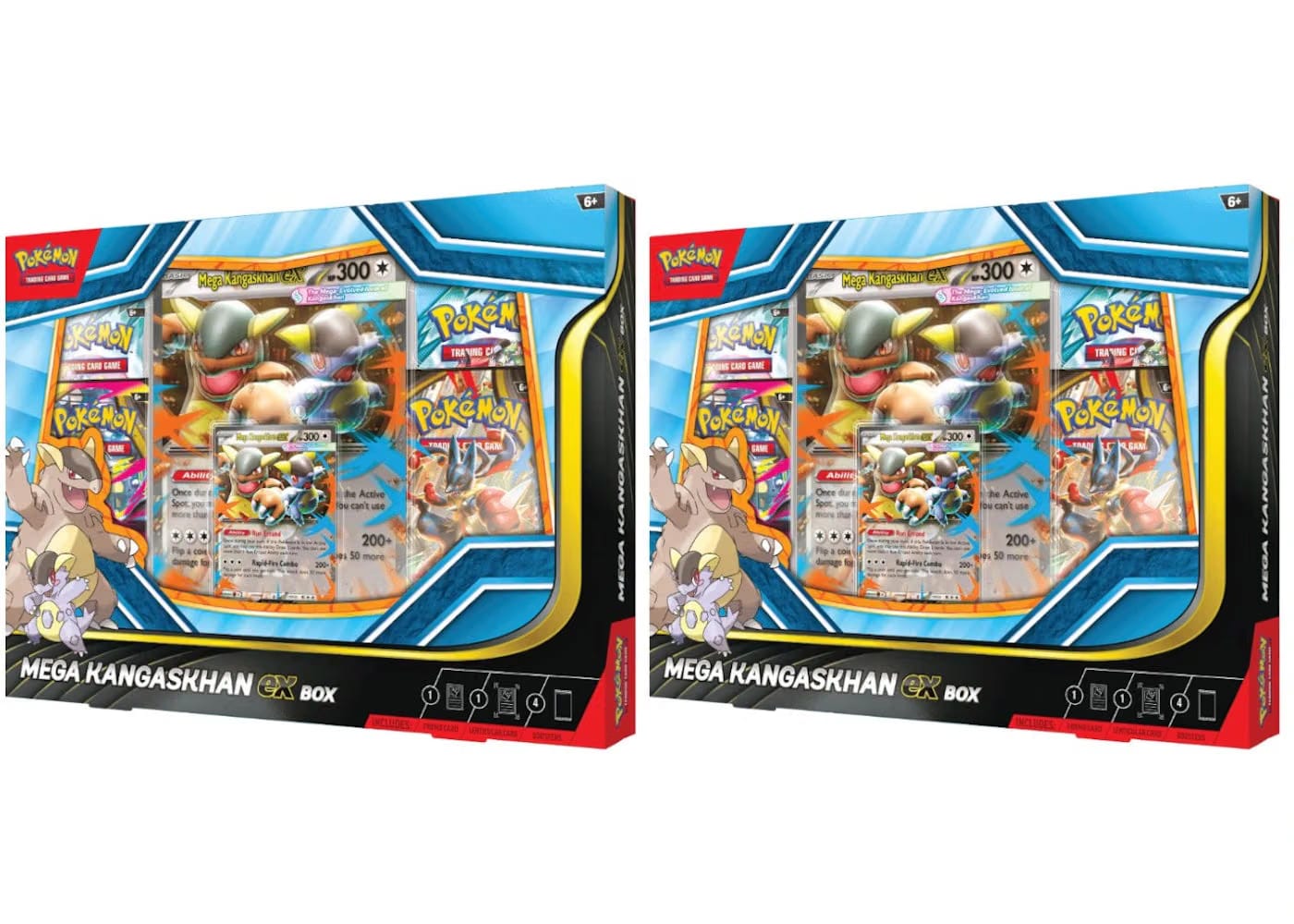 2025 Pokemon Mega Evolution Mega Kangaskhan Ex Box 2X Lot