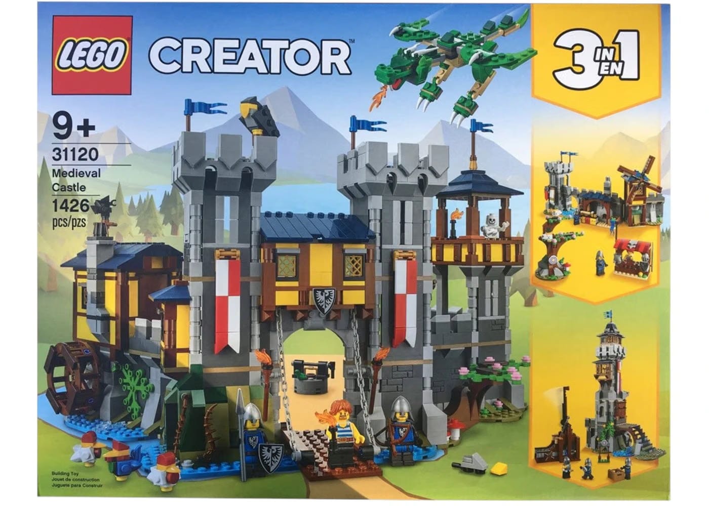 Lego Creator Medieval Castle 3 In 1 Set 31120