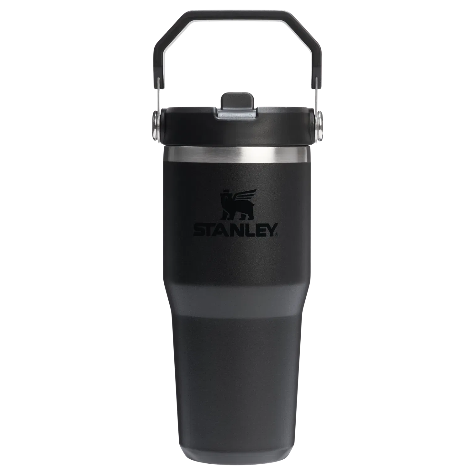 The IceFlow Flip Straw Tumbler | 14 OZ Black 2.0