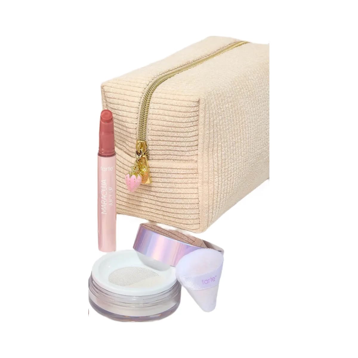 Tarte Vintage Vibe Makeup Bag In Cream
