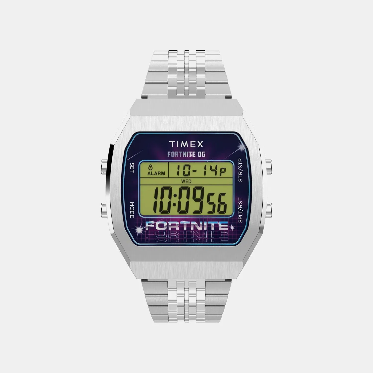 Timex Men Quartz Multicolour Dial Digital Stainless Steel Watch Tw2Y46100X6