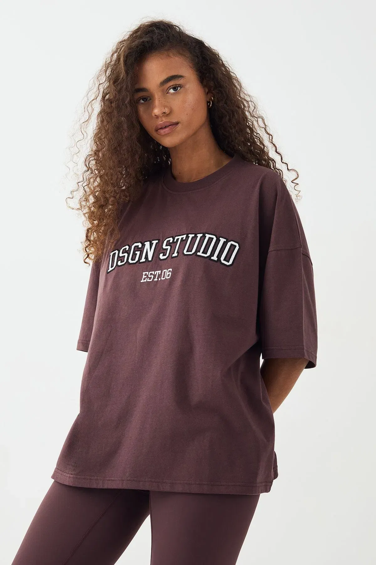 DSGN Studio Applique Oversized T-shirt