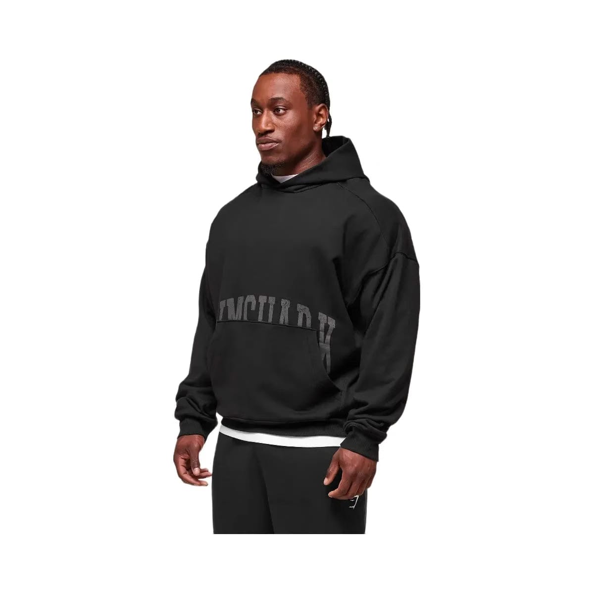 Gymshark Pocket Graphic Hoodie - Black