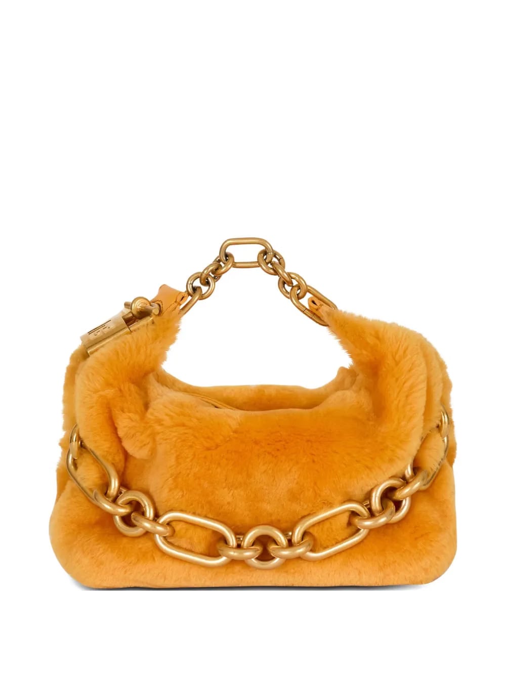 mini Sync shearling chain tote bag