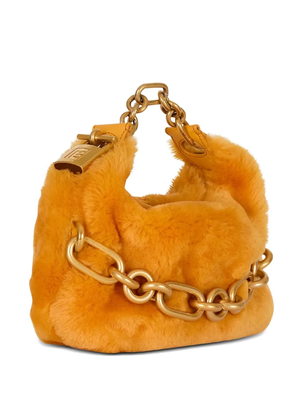 mini Sync shearling chain tote bag