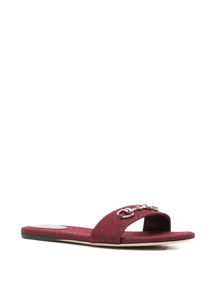 Maroon Logo Flats