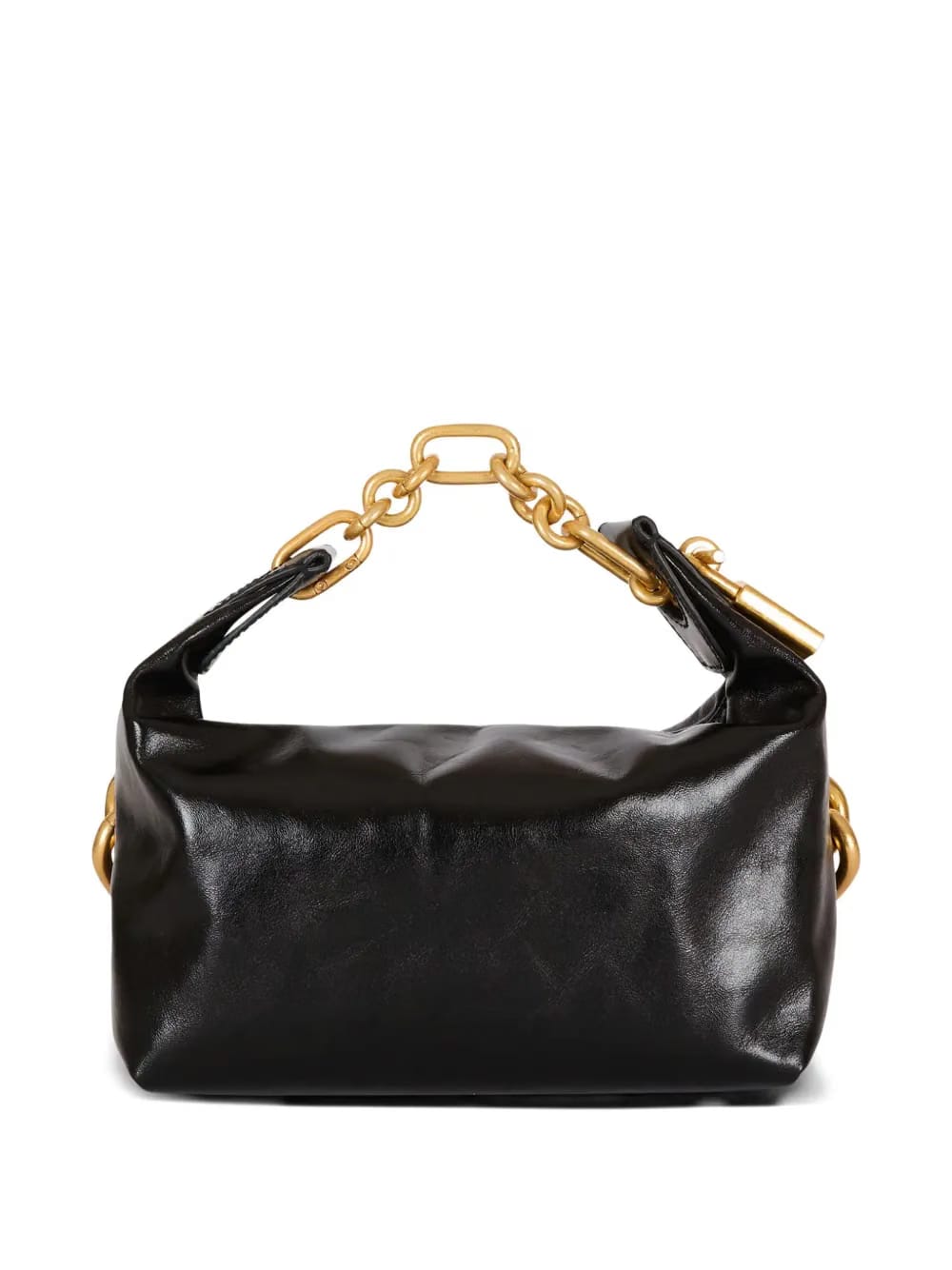 mini Sync chain-embellished leather tote bag