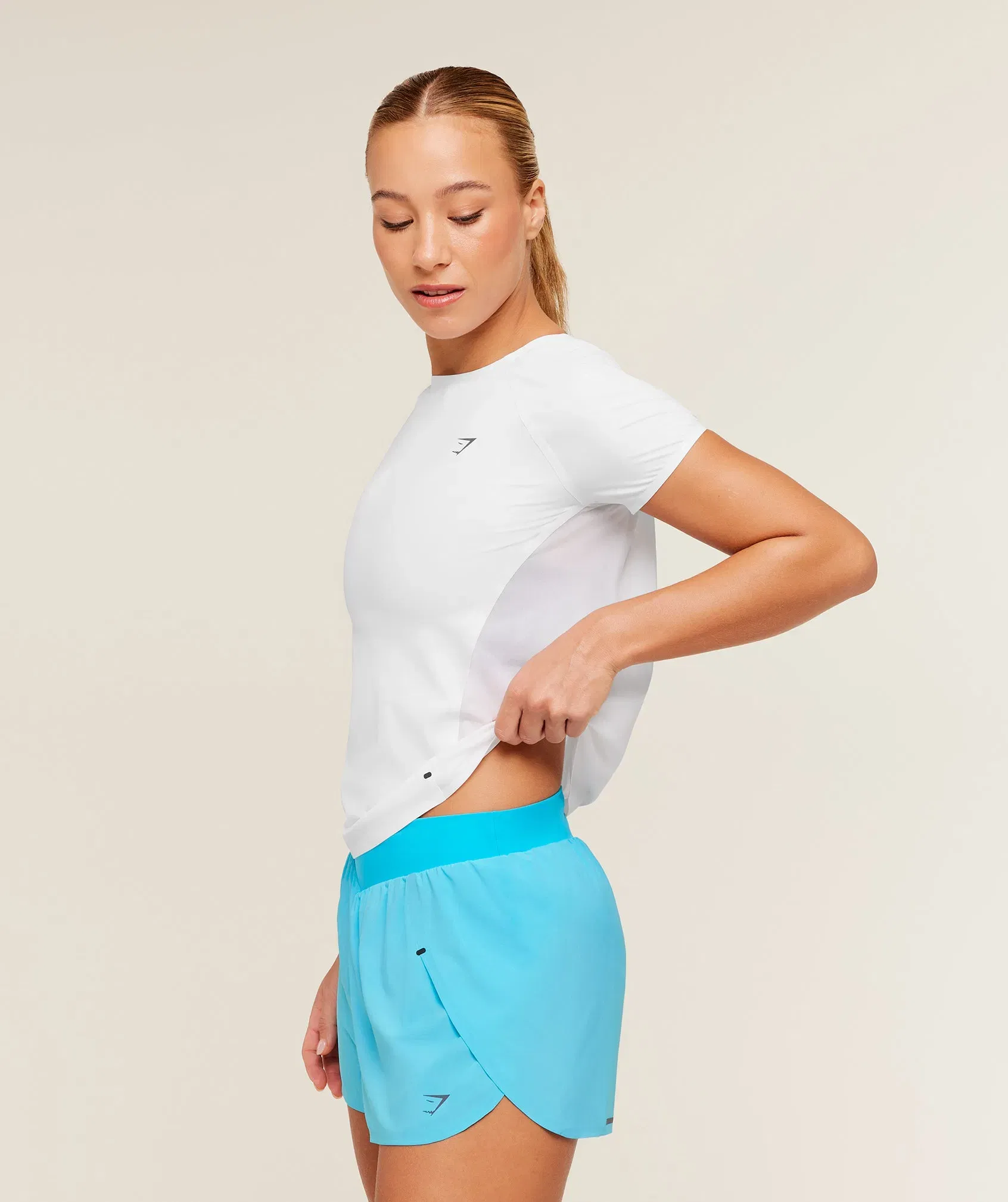 Gymshark Running Elite T-Shirt - White